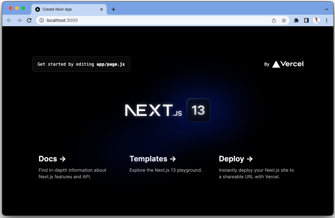 Next.js app